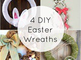 4 diy Easter Wreaths + Funtastic Friday 121 Link Party