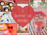 6 Valentine’s Day Printables + Funtastic Friday 113 Link Party