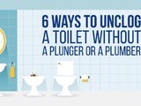 6 Ways to Unclog a Toilet without a Plunger or a Plumber