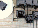 Dark Chocolate Espresso Coffee Soda Brownies