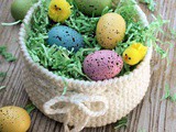 Diy Easter Basket – Free Crochet Pattern