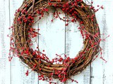 Diy Winter Berry Holiday Wreath