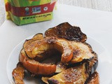 Roasted Acorn Squash with Vegan Salted Caramel Sauce