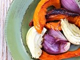 Roasted Red Kuri Squash with Fennel and Onion