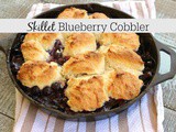 Skillet Blueberry Cobbler