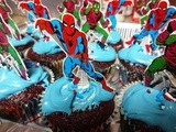 Spider-Man Cupcakes