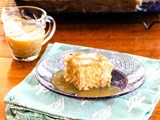 Tropical Bread Pudding with Coconut Rum Sauce