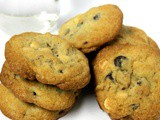 White and Dark Chocolate Chip Cookies