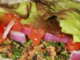 Baked Quinoa Spinach Burgers