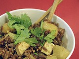Bhutanese Pineapple Rice with Tofu