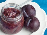 Cheater’s (Chia) Blood Plum Jam