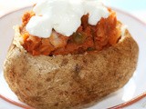 Chilli Stuffed Baked Potatoes + Bokashi Review