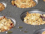 Cranberry Peanut Butter Muesli Bites