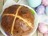 Giant Fig & Chocolate Hot Cross Bun