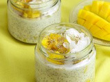 Mango Overnight Oats with Chia