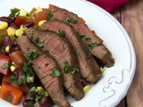 Mexican Chilli-Rubbed Steak with Corn Salsa