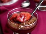 Product Review: Exotic Date Vinegar + Secret Weapon Chocolate Mousse with Roasted Strawberries