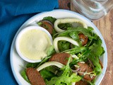 Squid & Chorizo Salad with Bitter Greens + Smoked Paprika Aioli