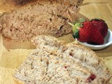 Strawberry Yoghurt Spelt Bread