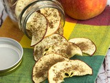 Vanilla Spice Dehydrated Apple Chips