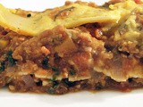 Vegan Lasagna with Pumpkin Bechamel Sauce