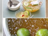 Asian Jelly Fig Seed Dishes and Grass Jelly