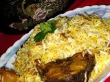 Calcutta/Kolkata Fish Biryani