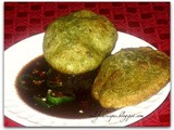 Crispy Fish Kachori with Spinach