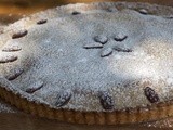 Custard Pie with Pine Nuts & Almonds - Torta della Nonna