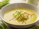 Fennel and saffron soup