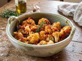 Tuscan cauliflower with tomato, rosemary and fennel seeds