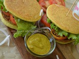 Adai Burgers with Vegan Soya Pattice ( Healthy Breakfast Recipe )