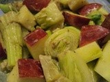 Apple, Celery and Leeks Salad