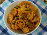 Bhee Gobi Masala ( Lotus Stem Curry )