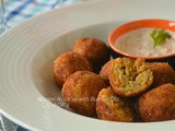 Biryani Arancini with Burrani Dip ( Indo-Intalian fusion )