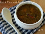 Black Rice And Pumpkin Soup ( My experiments with Ambila )
