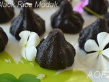 Black Rice Modak ( Sijha Manda gets a Makeover )