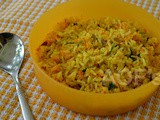 Carrot Rice ( a light and healthy Lunchbox favorite )