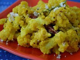 Cauliflower-Moong Dal Stir Fry