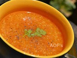 Cracked wheat (daliya) and Vegetable Soup