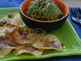 Creamy Spinach Granita with Sticky Potato Chips