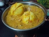 Egg Butter Masala ( Low calorie version )