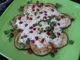 Eggplant Yogurt Salad ( Dahi Baigana in a new avatar )