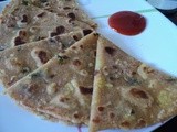 Gobi and Chenna Paratha