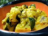 Kacche kele ki subzi (Navratri special)