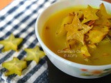 Karamanga Khatta ( Star Fruit Curry from Odisha )