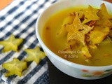Karamanga Khatta ( Star Fruit Curry from Odisha )