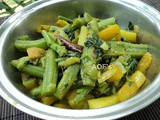 Khadaa Tarkari / Amaranthus Stems Curry ( Yet another Rustic treat from Odisha )