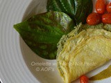 Omelette with Betel Leaf Pesto