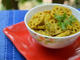 Padma Nada Batibasa ( Lotus Stem Cooked in Quintessential Odia Style )